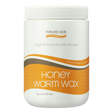 Natural Look Honey Warm Wax 1kg Tub_1