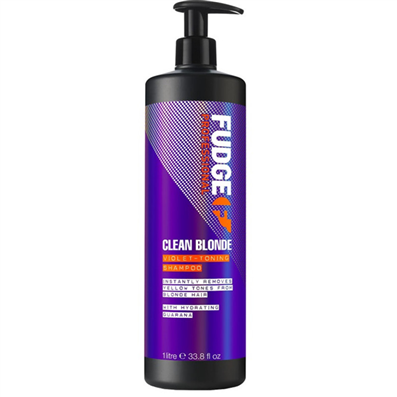 FUDGE CLEAN BLONDE VIOLET SHAMPOO 1LT