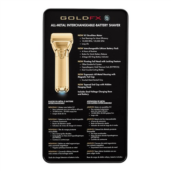 Babyliss FXOne Shaver Gold Fx_3