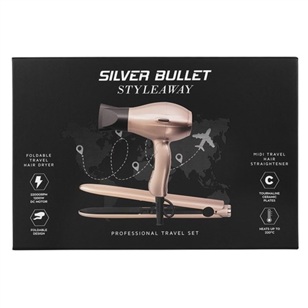 Silver Bullet Dryer and Straightener Travel Set_1