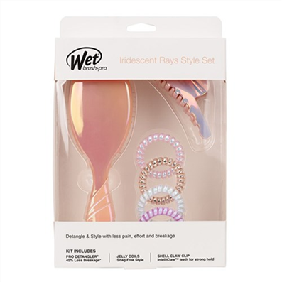 WB HOLOGRAPHIC DETANGLER KIT PEACH