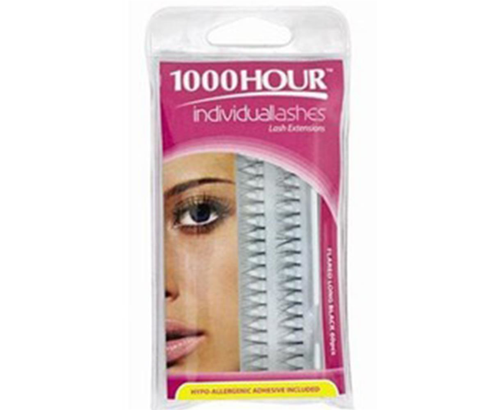 1000HR FALSE EYELASHES LONG BLACK FLARED_1
