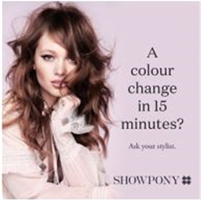 SHOWPONY DISPLAY CARD - COLOUR CHANGE