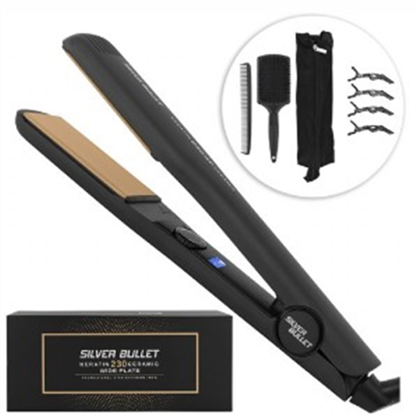SILVER BULLET KERATIN 230 CERAMIC WIDE PLATE STRAI_6