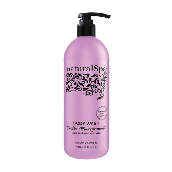 Natural Spa Exotic Pomegranate Body Wash 375ml_1