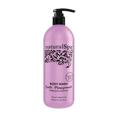 Natural Spa Exotic Pomegranate Body Wash 375ml