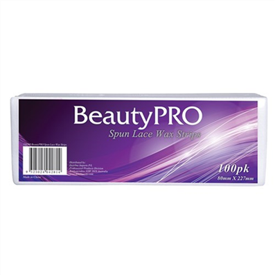 BEAUTY PRO SPUN LACE WAX STRIPS 100