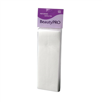 BEAUTY PRO LARGE WAX STRIPS 100PC