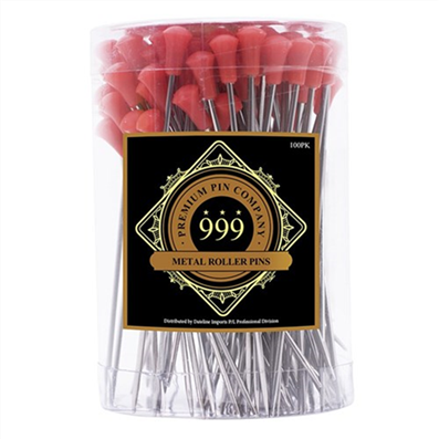 999 BEAN TOP METAL ROLLER PINS PKT 100