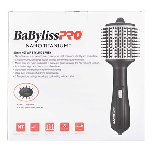 Babyliss Pro Hot Air Brush Nano Titanium