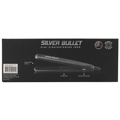 SILVER BULLET MINI STRAIGHTING IRON BLACK