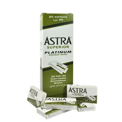 ASTRA PLATINUM BLADES  GREEN PILLAR