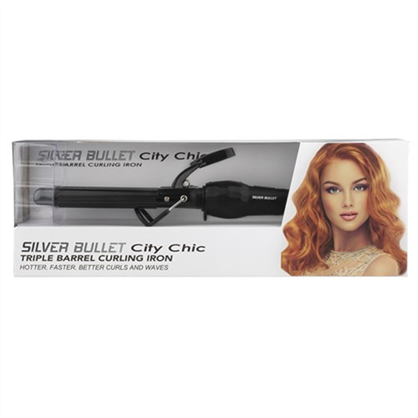 SILVER BULLET CITY CHIC TRIPLE BARREL IRON_1