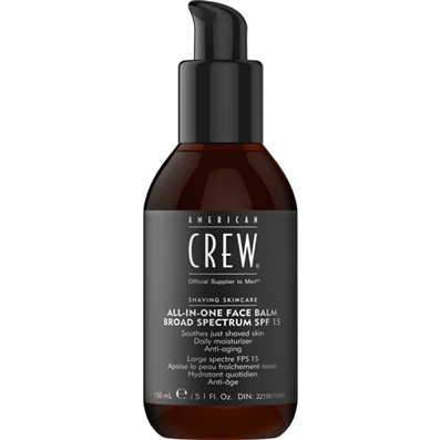 AMERICAN CREW SSC ALL-IN-ONE FACE BALM SPF 15 150m