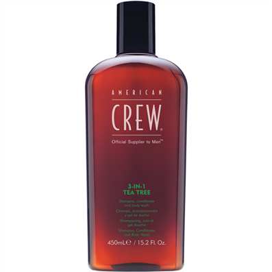 AMERICAN CREW TEA TREE 3 IN 1 SHAMPOO 450ML