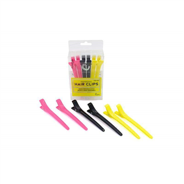 COLORTRAK PROFESSIONAL HAIR CLIPS 6PK_1