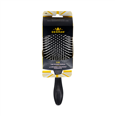 Denman D38 Black Cushion Power Paddle Brush