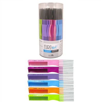 HC Candy Coloured Plastic Tail Combs