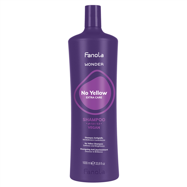Fanola Wonder Softness No Yellow Shampoo 1L_1