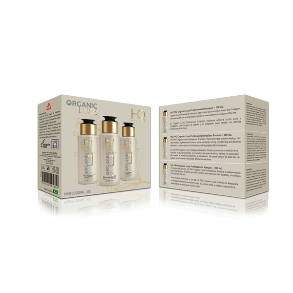 HQ Organic Luxe Mini Keratin Kit 3x120ml_1