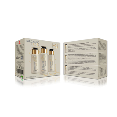 HQ Organic Luxe Mini Keratin Kit 3x120ml