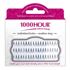 1000HR FALSE EYELASHES MED BLACK FLARED_1