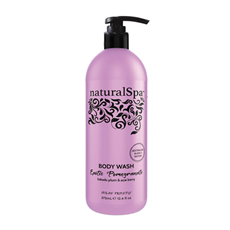 Natural Spa Exotic Pomegranate Body Wash 375ml_1