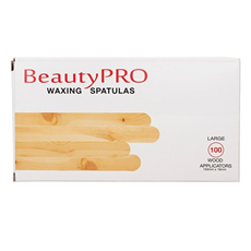 BEAUTY PRO LGE WOODEN SPATULAS 100_1