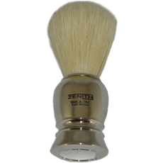 Zenith Pure Bristle Shave Brush Silver_1