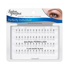 Salon Perfect FLARE EYELASHES  SHORT BLACK_1