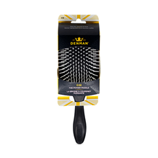 Denman D38 Black Cushion Power Paddle Brush_1